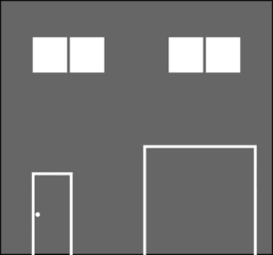 ホームのイラスト