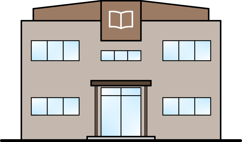かわいい図書館建物