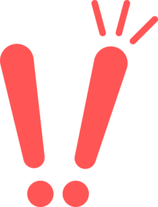 ダブルビックリマークのイラスト