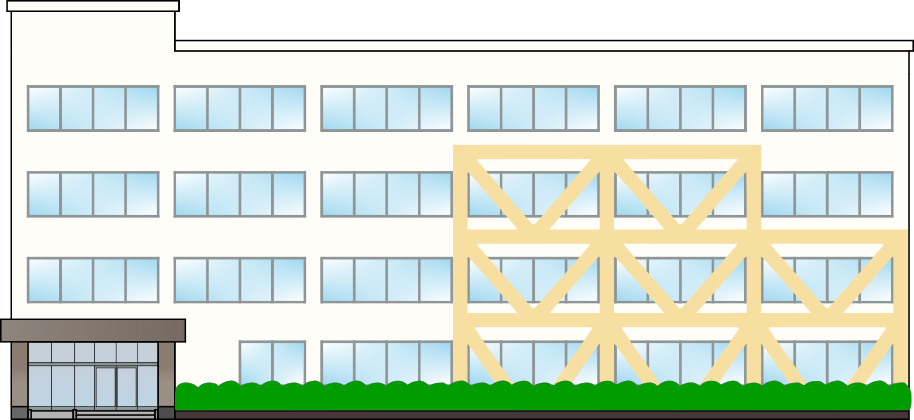 公共施設のイラスト